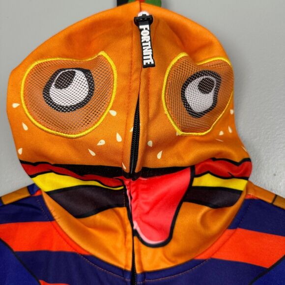 Fortnite Boys Hoodie Jacket with Full Zip Face Mask Beef Boss XXLarge - Picture 4 of 7